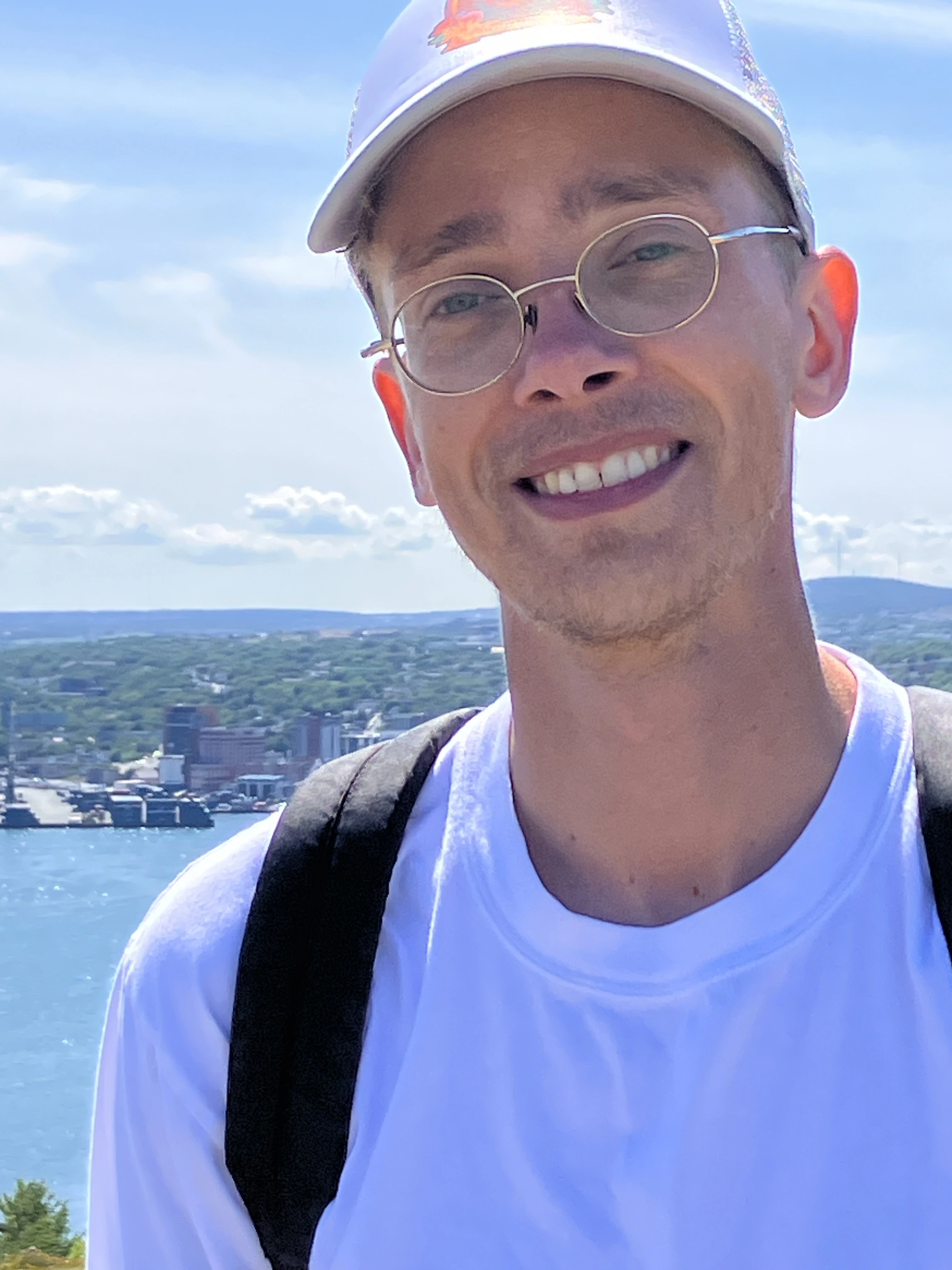 Portrait taken while hiking around Signal Hill in St. John's